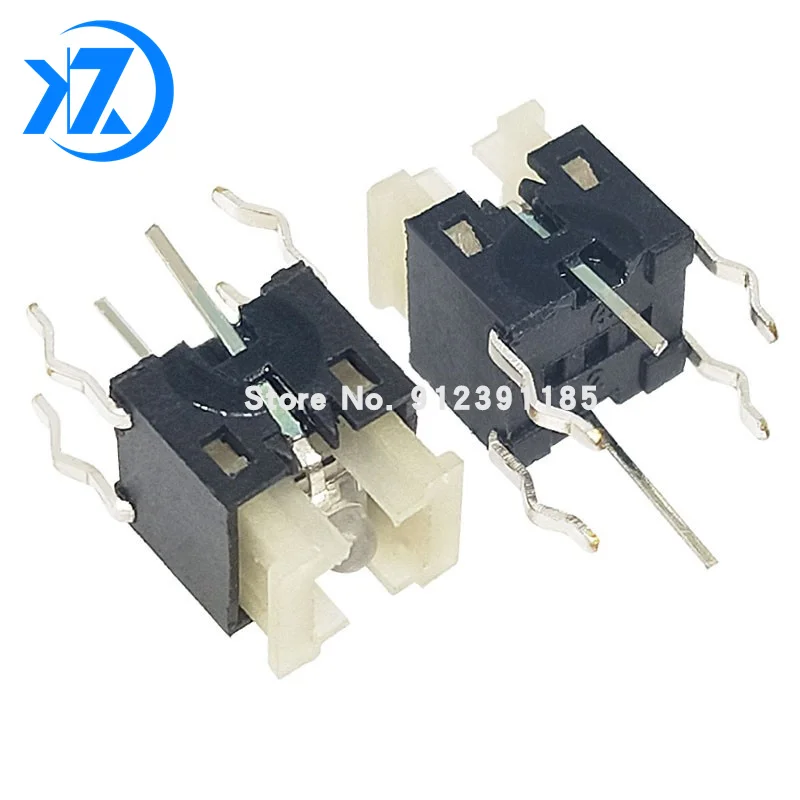 10PCS/SET YT2182 6*6*7 MM SMT Tactile Push Button Switch with 5 Colours LED Micro Switch Reset Switch High Quality