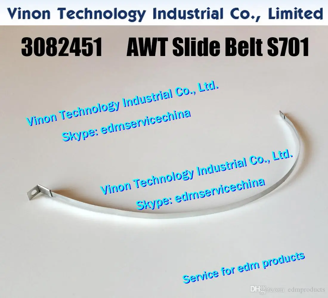 3082451 edm AWT Slide Belt S701 L=195mm Upper for Sodic k BF275,A320D,A300W 90-type 0204163, MW403042A, S5711B19