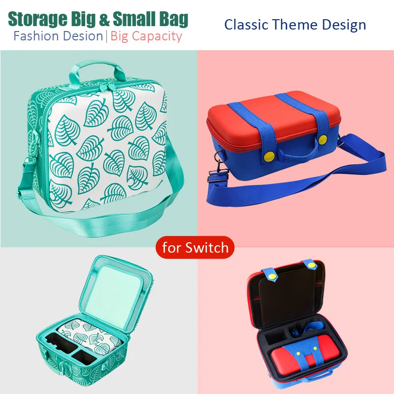 

2021 Animal Style Storage Bag Mari Style for Nintendo Switch Portable Travel Carrying Case for NS Switch Game Accessories