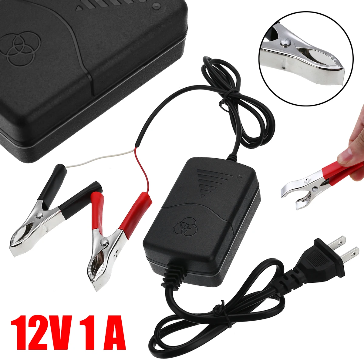 Battery  Maintainer 12V 1A Volt Trickle RV Car Truck Motorcycle Mower