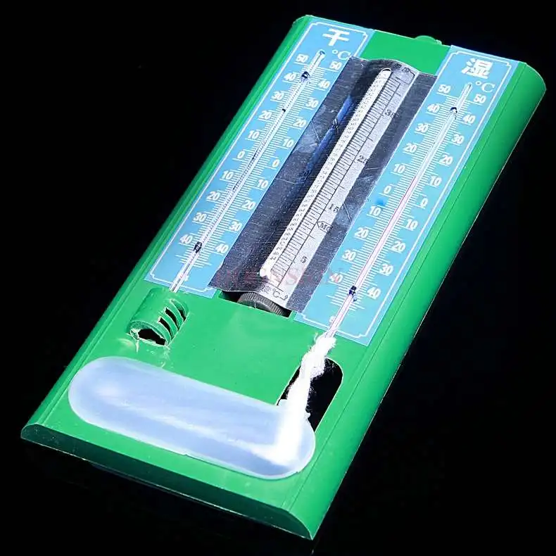 Dry-wet temperature hygrometer / high precision dry-wet bulb thermometer for teaching laboratory