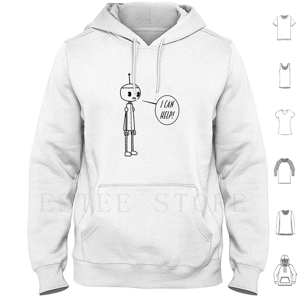 Vintage Minsky 6 Hoodies Long Sleeve Minsky Mnsky Fargo Robot Android Retro Vintage Hipster Black White Gray Scale