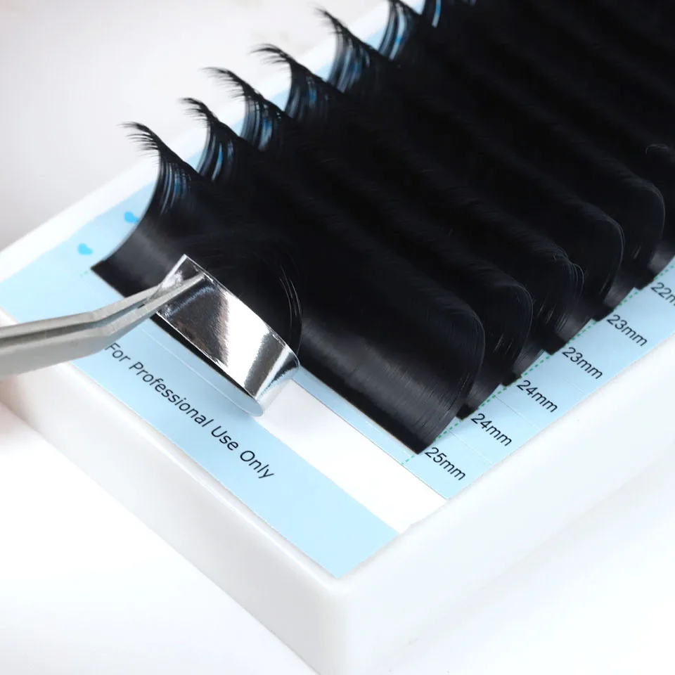 AGUUD C CC D DD Wimpernverlängerung, individuelle Premium-Wimpern aus gefälschter Nerzseide, Verlängerungszubehör, normale Wimpern für Profis – Detail 23