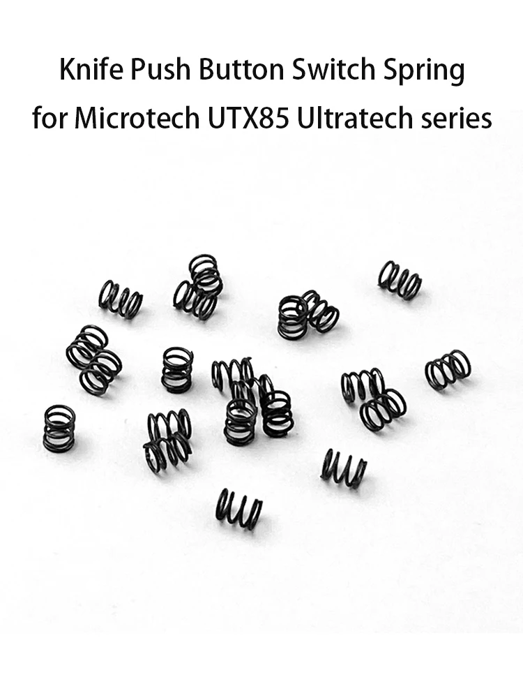 5pcs Microtech UTX85 Knives Push Button Spring Ultratech OTF UT Series Knife Springs Accessories DIY Making Repair Replacement