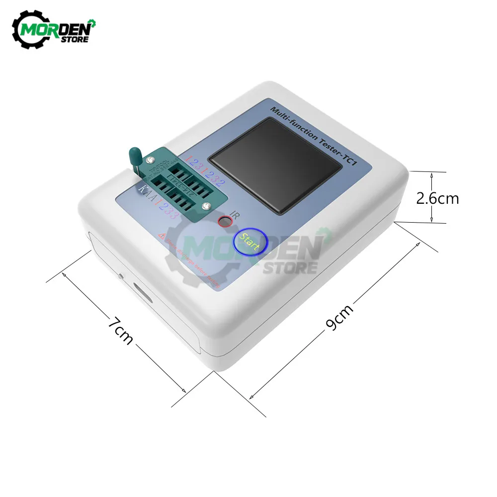 TC-T7-H TCR-T7 LCR-TC1 High Precision Transistor Tester Diode Triode Capacitance ESR MOS/PNP/NPN LCR MOSFET TFT LCD Screen Test