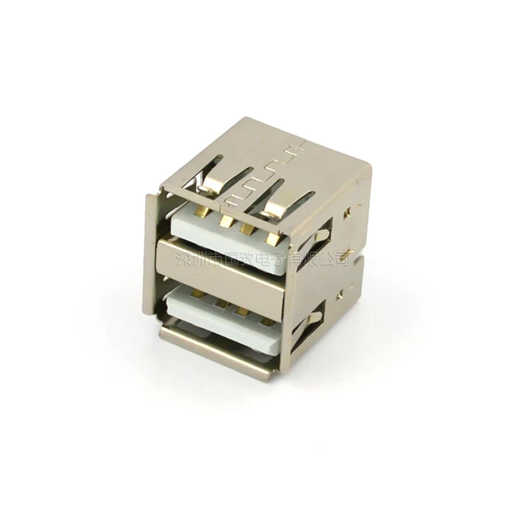 

Hi speed USB Dual 3.0 Socket 90 Degree USB 2.0 Jack Female Charging Connector Female AF type For Laptop Notebook Computer