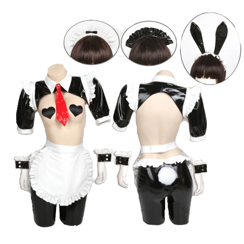 

Sexy Inverse Rabbit Anime Cosplay Maid Cosplay Costumes Halloween Costumes for Toddler Original Design for Geek Girls Unisex