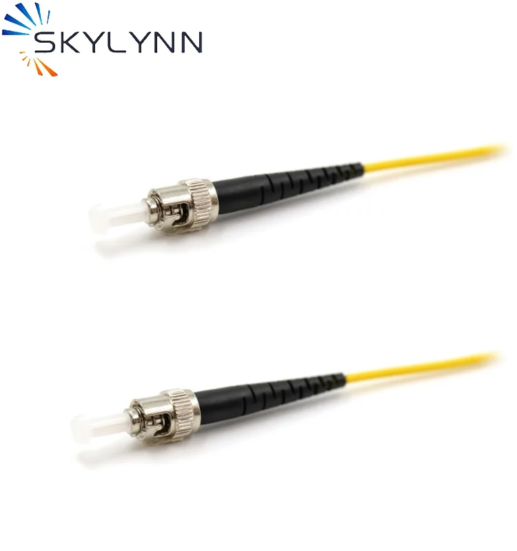 

Skylynn Fiber Optic Patch Cord, 10 pcs/bag Carrier Grade ST/UPC-ST/UPC SM SX G652D 3.0MM Yellow LSZH Jumper Cable