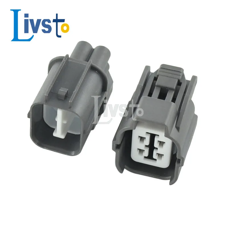 5 Sets 4 Pin Auto Electrical Wire Connector Light Lamp Motor Female Male Plug for Honda B-Series O2 Sensor 6181-0073 6189-0132