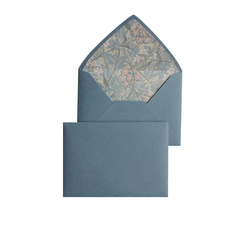 115mm x 160mm Luxury Wedding Retro Flower Envelopes with Lining European Style Envelope For Card Scrapbooking Gift