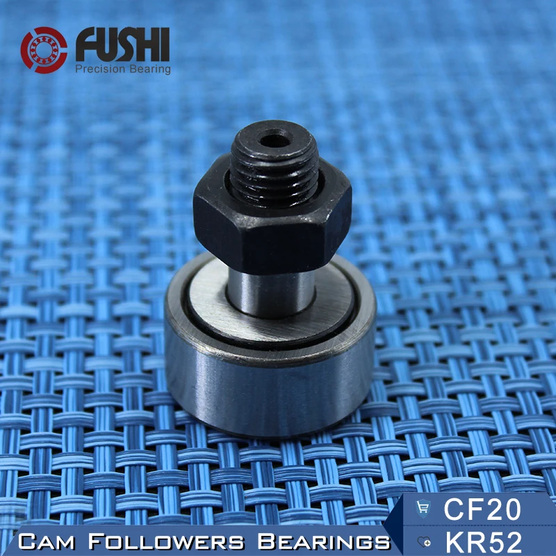 KR52 CF20 Cam Followers Bearing 20mm 1PC Stud Type Track Rollers KRV52 CF20B NAKD52 KR52PP / UU Bearings CF-20