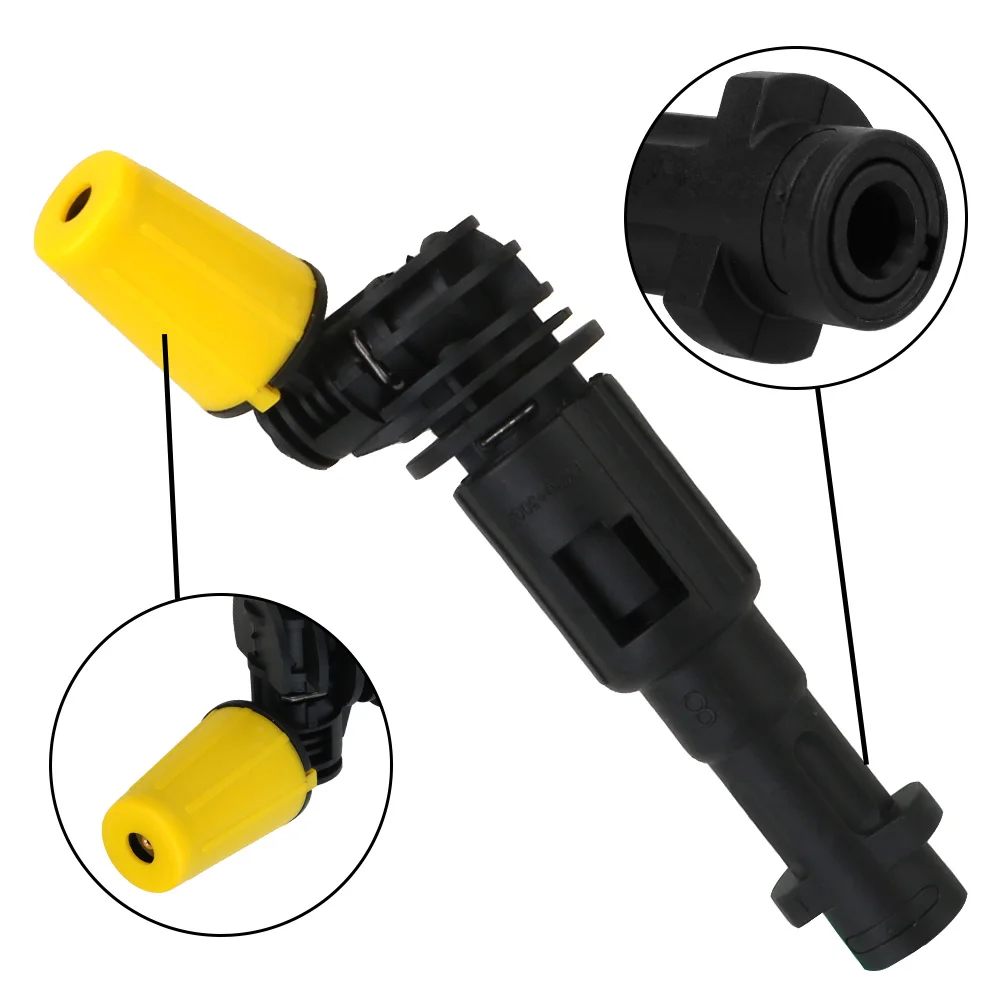 High Pressure Turbo Nozzle Fit For Karcher Trigger Guns Cleaner Spray Nozzle Car Wash Tool Dirt Shock 360° Gimbaled Spin