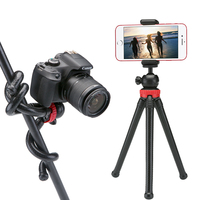 Travel Flexible Octopus Tripod for Smartphone DSLR SLR Vlog Tripod for Camera iPhone Huawei Portable 5 in 1 Tripod