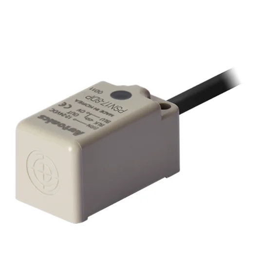 Proximity switch  PSN17-8DP Sensor, Inductive Prox, 17mm Square, 8mm Sensing, PNP NO, 3 Wire, 10-30 VDC