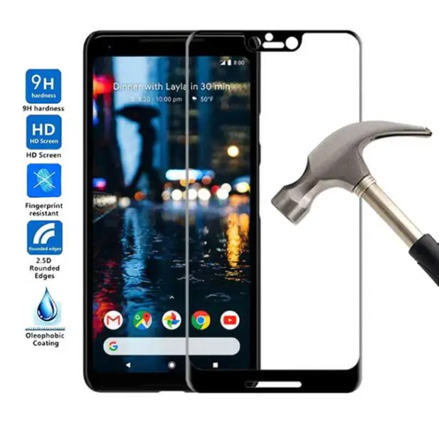 

Tempered Glass for Google Pixel 4 3 2 3A XL 3XL 3 Lite Pixel 3 XL Full Screen Protector Protective Film