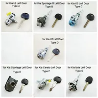 Cilindro de cerradura de puerta de coche para Kia Sportage R, Cerato Sportage Forte, K5, K3, K2, puerta izquierda, cilindro de bloqueo automático completo
