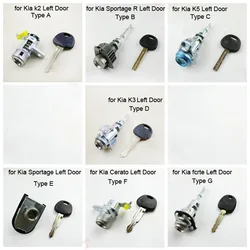 Car Door Lock Cylinder for Kia Sportage R Cerato Sportage Forte K5 K3 K2 Left Door Drving Door Full Auto Lock Cylinder