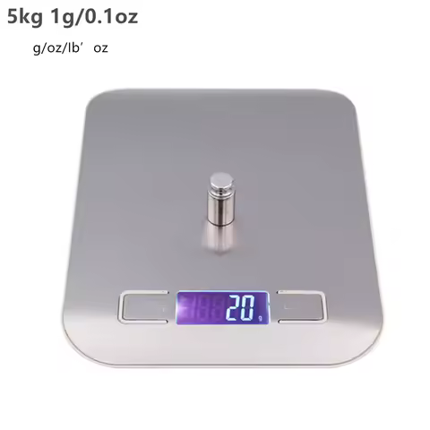 5kg 1g/0.1oz Digital Scale Kitchen Scales Electronic Slim Portable Weighing Balance Scales For Cooking Food Baking Touch Screen