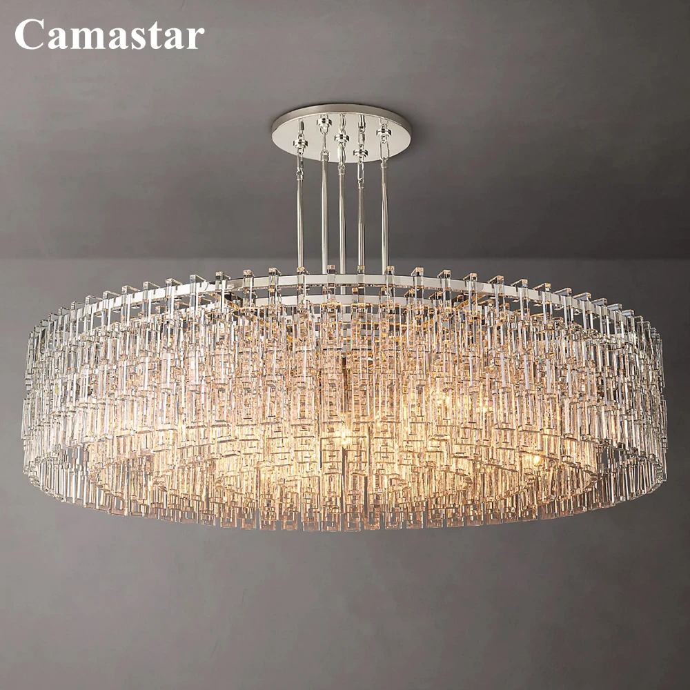 Marignan Round Chandelier Clear Crystal LED Chandelier Lighting Modern Living Room Decor Cristal Ceiling Chandelier Lamp Lustre