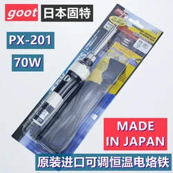 Il giappone GOOT PX-201 il saldatore della vasta gamma con la temperatura 250-450 gradi Celsius del regolatore 70W 220V ha inserito il radiatore ceramico