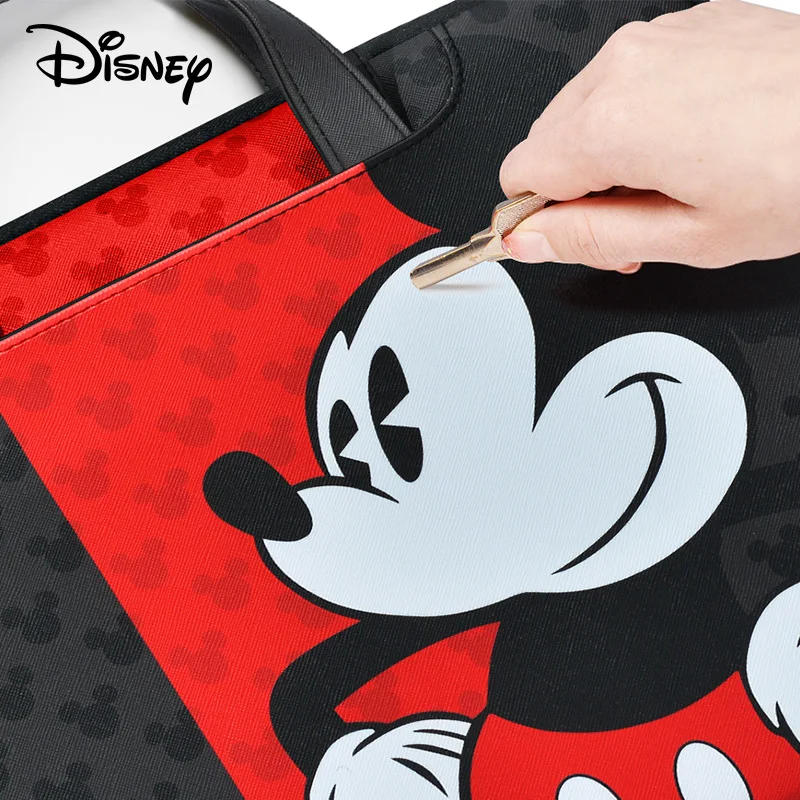 Disney-funda de Mickey Mouse con dibujos animados para ordenador portátil, bolso impermeable para Macbook Air Pro, Apple de 13 / 14 / 15 pulgadas