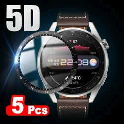 5D Soft Fibre Glass Protective Film For Huawei Watch 3 Pro Full Curved Cover Screen Protector for Huawei Watch 3 Smartwatch Film