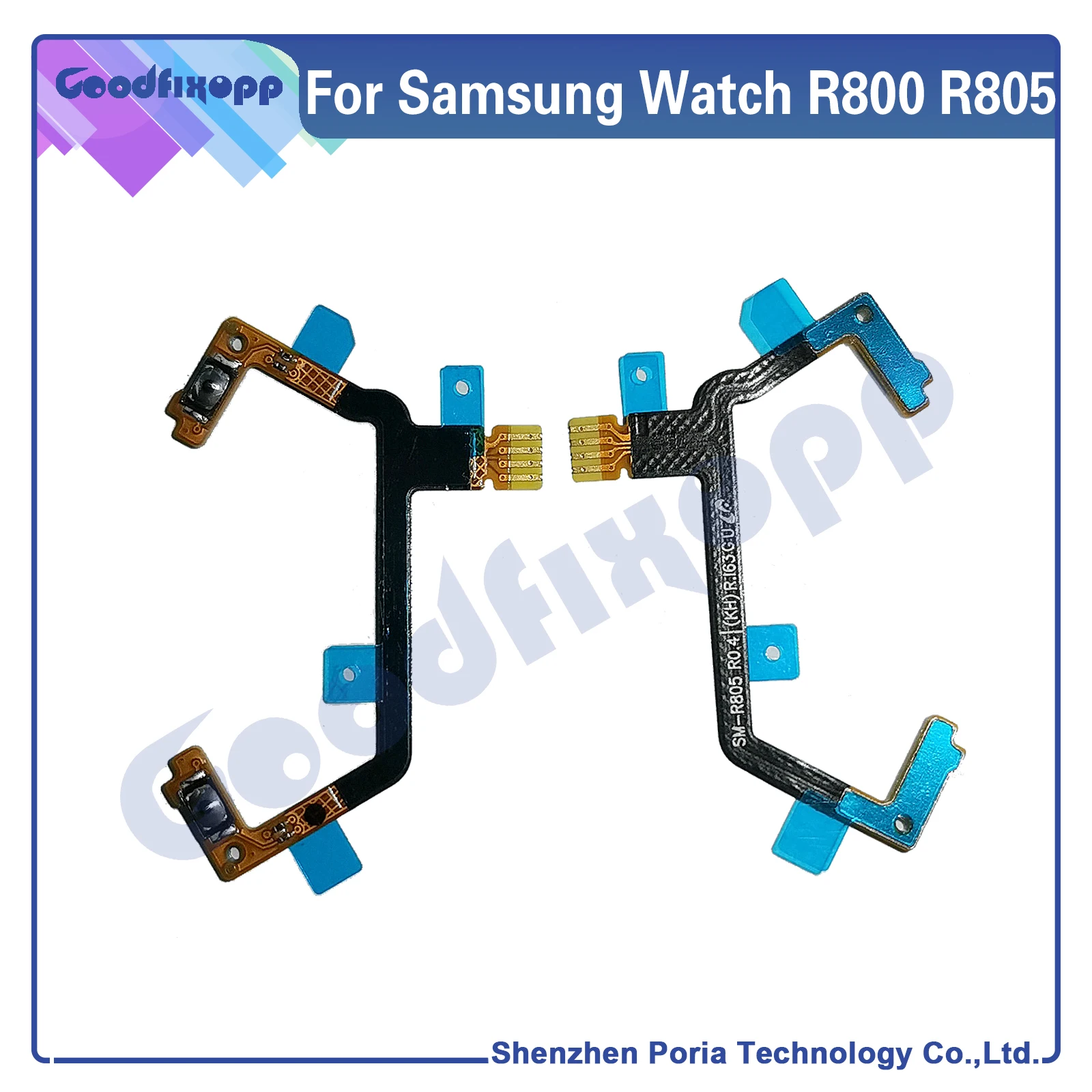 Power Button Return Home Switch Flex Cable For Samsung Watch S4 R800 R805 S4 Mini R810 R815 Watch Repair Power On/Off Flex Cable