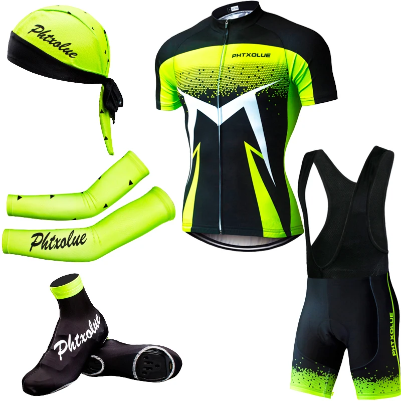 Phtxolue Pro Cycling Sets Men Cycling Jerseys Mtb Cycling Clothing Mountain Bicycle Bike Clothing Wear Maillot Ropa Ciclismo