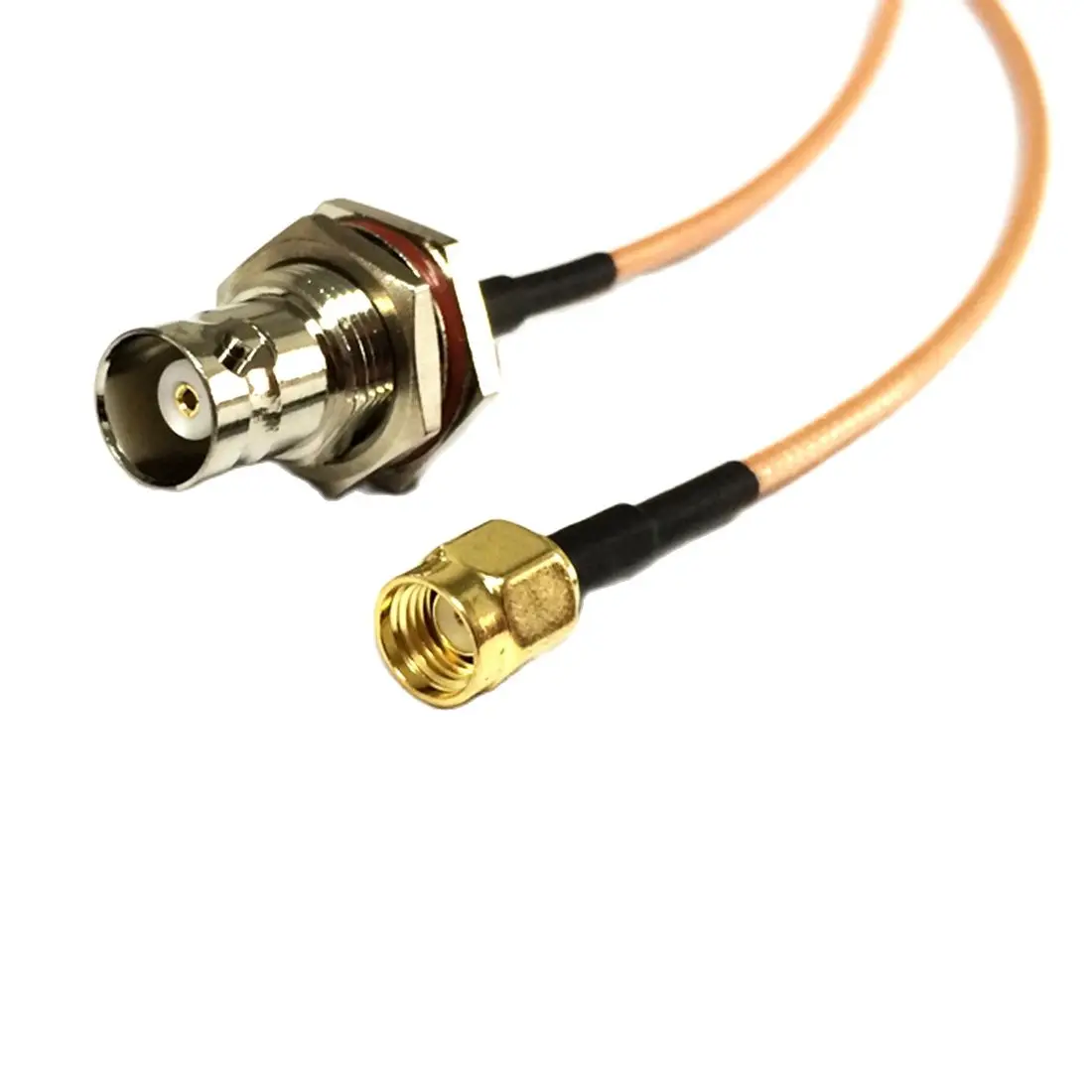 

1PC New RP-SMA Male Plug To BNC Female Jack Connector RG316 Coaxial Pigtail Adapter 15CM 6" /30CM/50CM/100CM