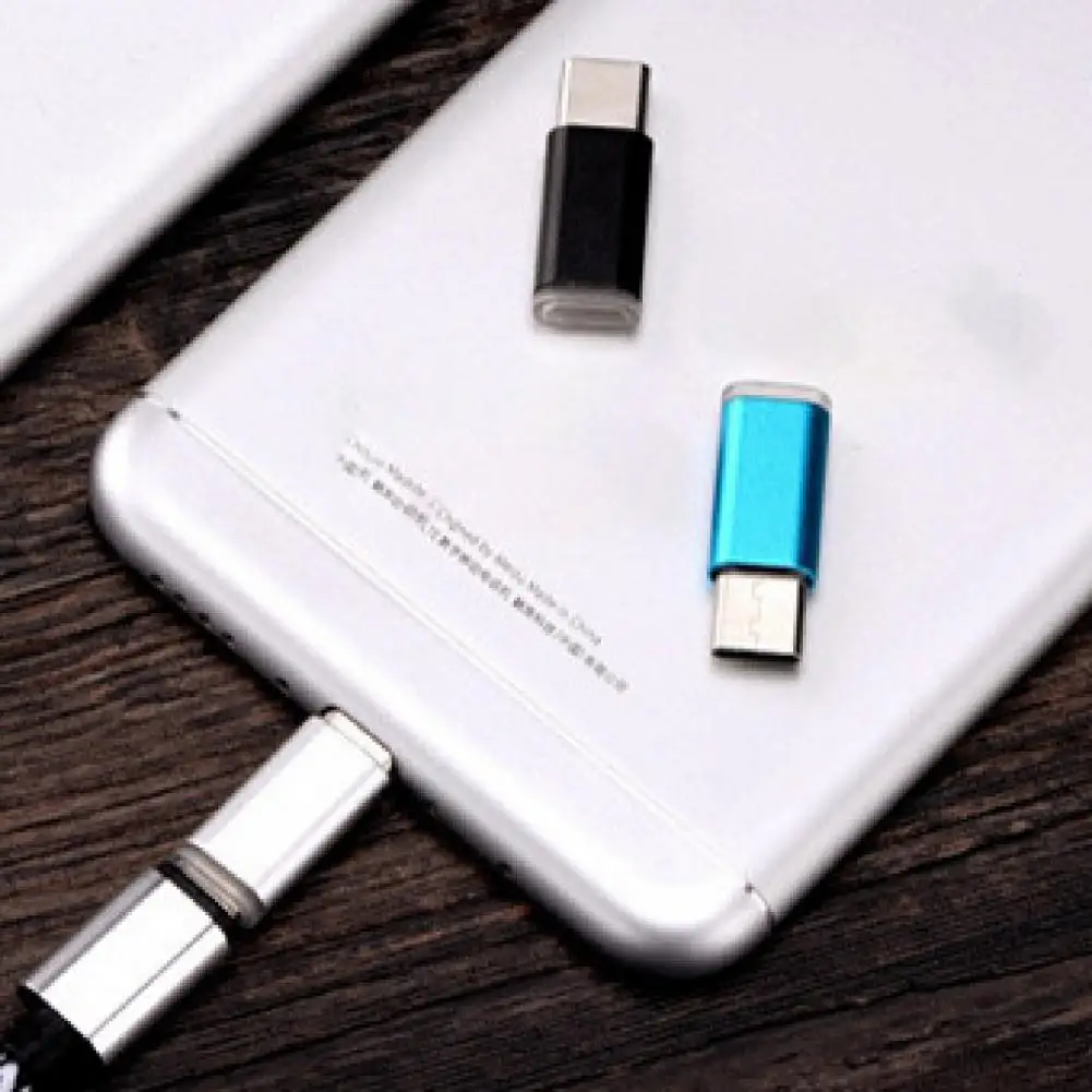 1PCS Mobile Charging Phone Adapter Micro USB To USB C Adapter Microusb Connector for Adapter USB Type C