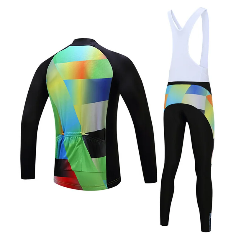 Long Sleeve Bike Jerseys With Pants For Men Latest Autumn Winter Cycling Sets Pro Team Racing Sportswear Bicycle Suits Uniform