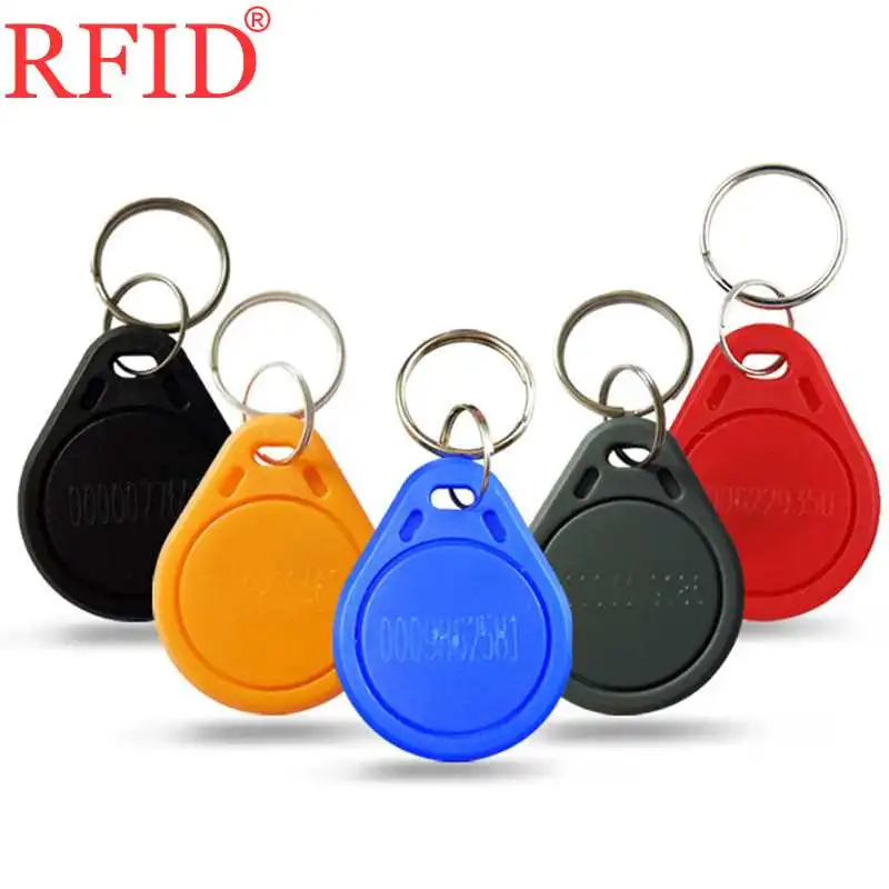 ID 125Khz EM4100 TK4100 41*33*4.3MM RFID Read Only Waterproof Keyfobs Key Fob EM Tag Token Proximity Access Control 1pcs