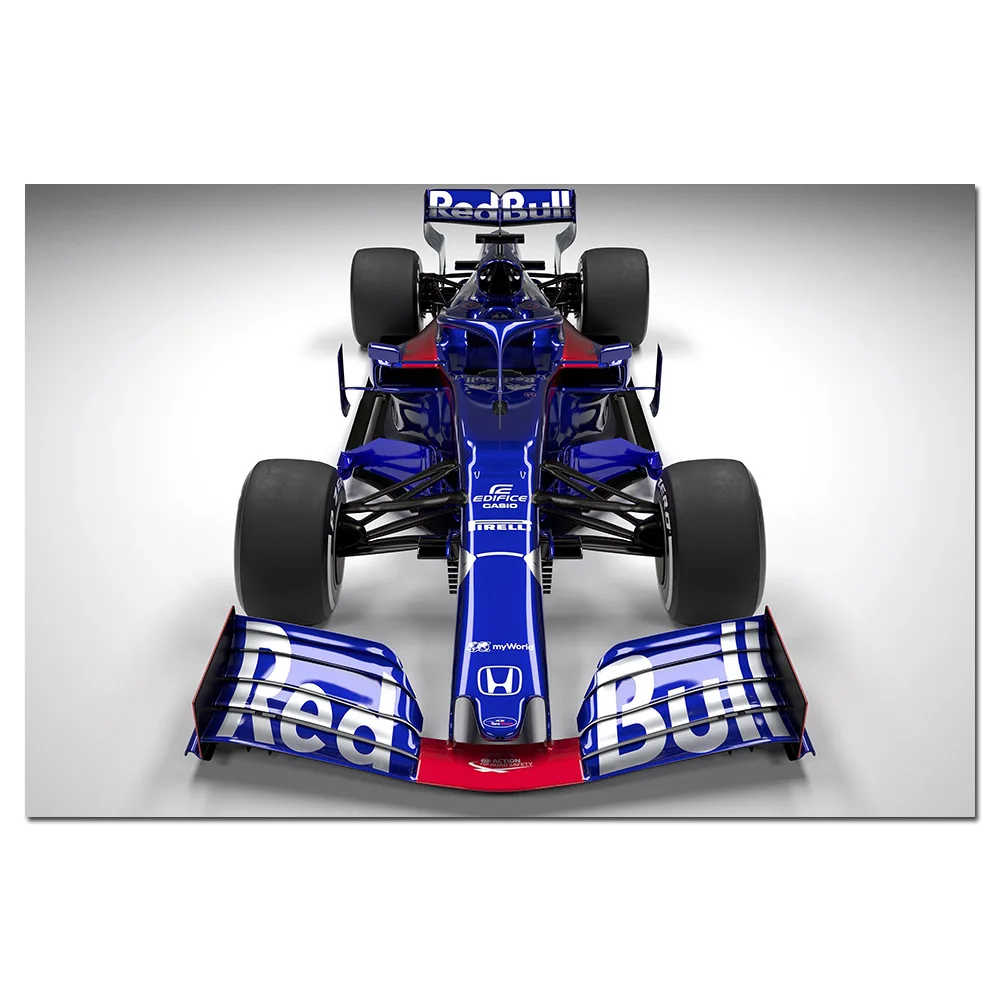 Pósteres e impresiones de coches de carreras de Fórmula 1 Toro Rosso STR14, pintura en lienzo, imagen de pared moderna para decoración para sala de estar