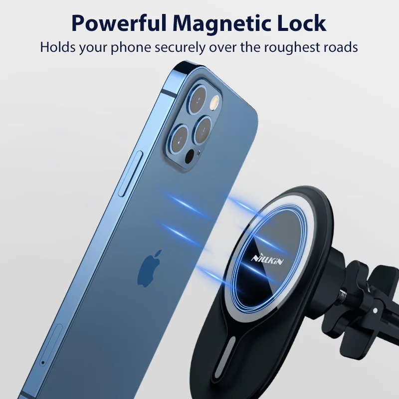 NILLKIN Magnetic holder For iPhone 12 Pro Max Adjustable Car phone holder For iPhone 13 Pro Magnetic Stand Air Vent Phone Mount