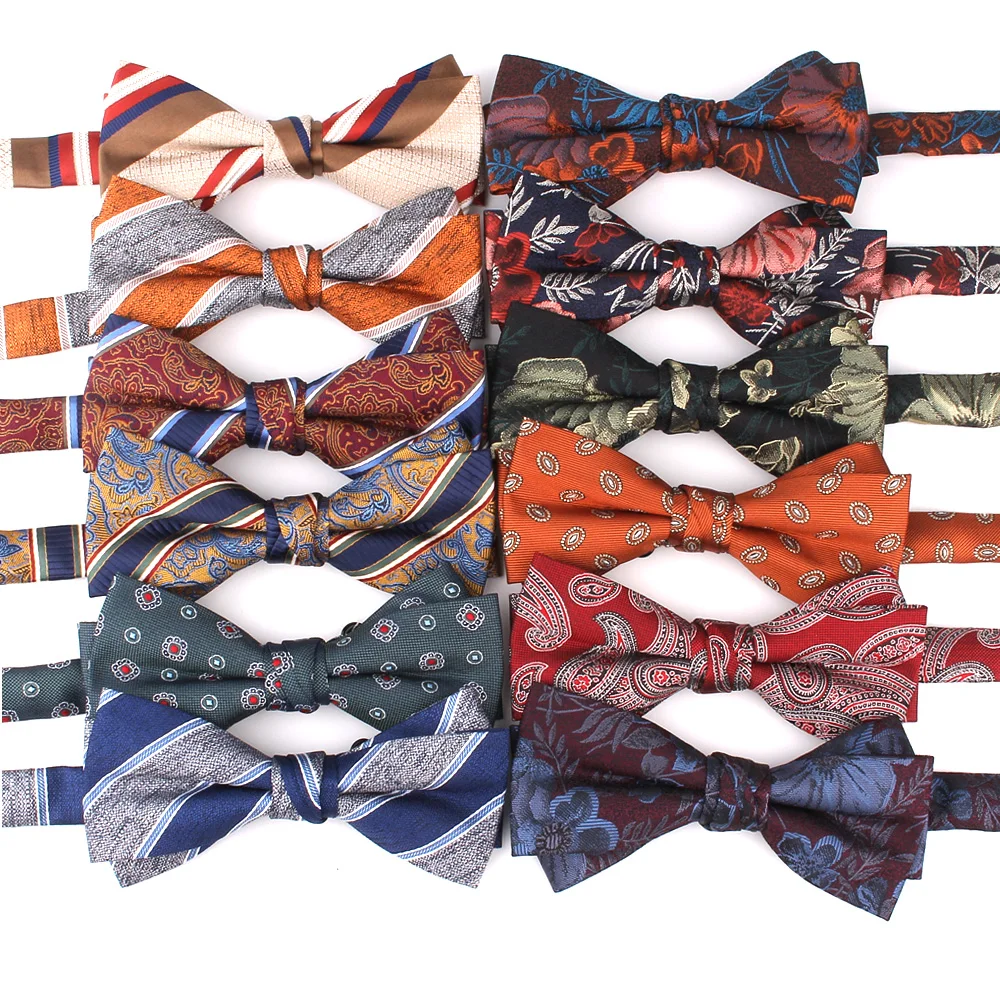 New Party Bowtie Floral Bow tie For Women Men Butterfly Ladies Bow knot Groom Bow Ties Cravats Wedding Bow ties Groomsmen Gifts