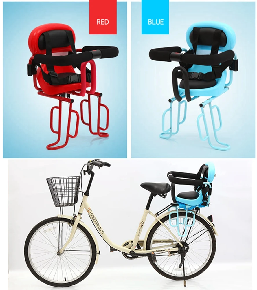 Children Safety Bicycle Seat Kids Bike Rear Chair Baby Safety Seat Mountain Bike Electric Bike Safety Seat Bicycle Back Saddle