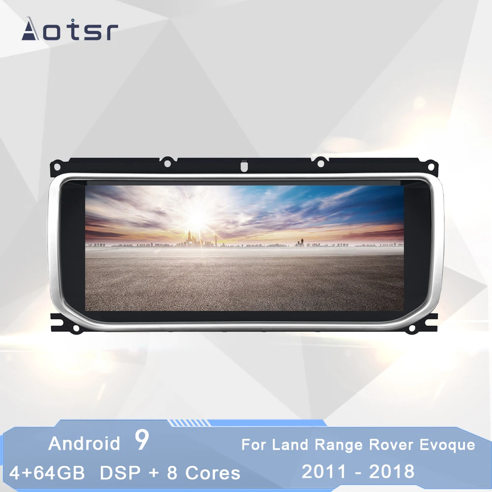 Car Radio Android 13 For Land Range Rover Evoque L538 2011 - 2018 GPS Navigation DSP Autostereo Multimedia Player IPS Unit DSP