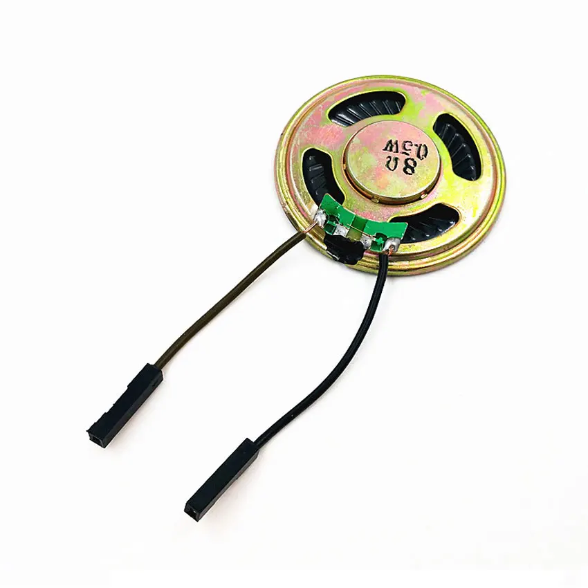 JCD 1PCS Mini ลำโพง8 Ohm 0.5W 8R ของเล่นสุนัขอิเล็กทรอนิกส์ Horn ลำโพง40มม.ลำโพง dupont ชายหญิง
