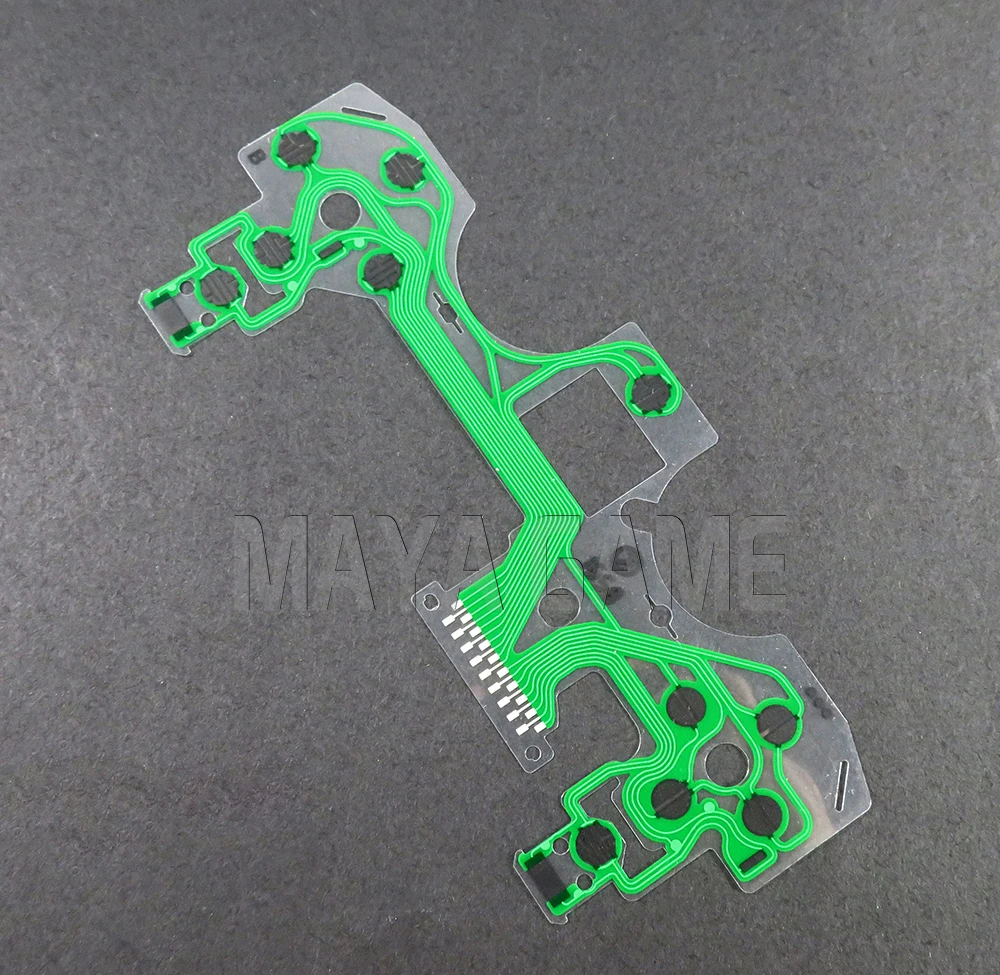 50PCS JDS 001 030 040 050 Replacement Button Ribbon Circuit Board for PS4 Controller Green Conductive Film Keypad flex Cable PCB