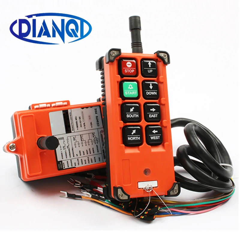 

Wireless Industrial remote controller switches Hoist radio Control Crane switch F21-E1B 6 channels 12v 220V 380V 868mhz