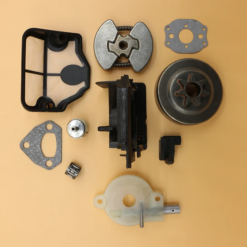 325/7กลองกลองน้ำมันกรองอากาศปั๊มคาร์บูเรเตอร์อะแดปเตอร์ฐานสำหรับ HUSQVARNA 142 141 137 136 36 41 Chainsaw อะไหล่