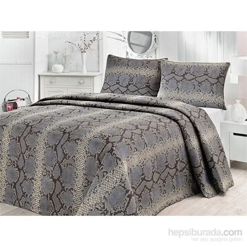 Aryıldız Bedclothes Double Bed-Snake Indigo