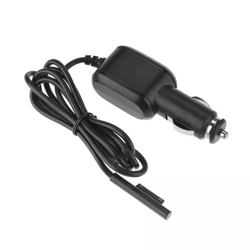 สำหรับ Surface Pro 7/6/5/4/3 Car Charger Adapter DC 15V 3A USB รถชาร์จสำหรับแล็ปท็อปพื้นผิวสาย
