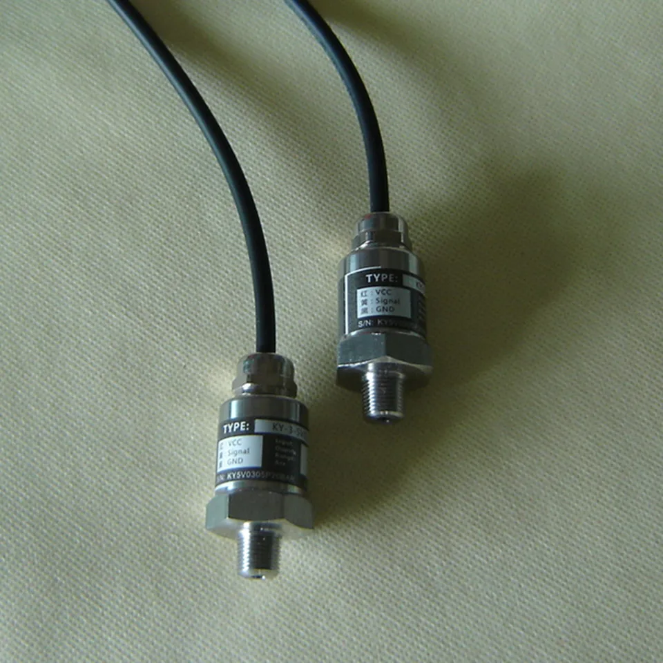 Stainless Steel Lead Type 4-20mA Pressure Sensor 0-2MPa Pressure Transmitter Range 20Bar