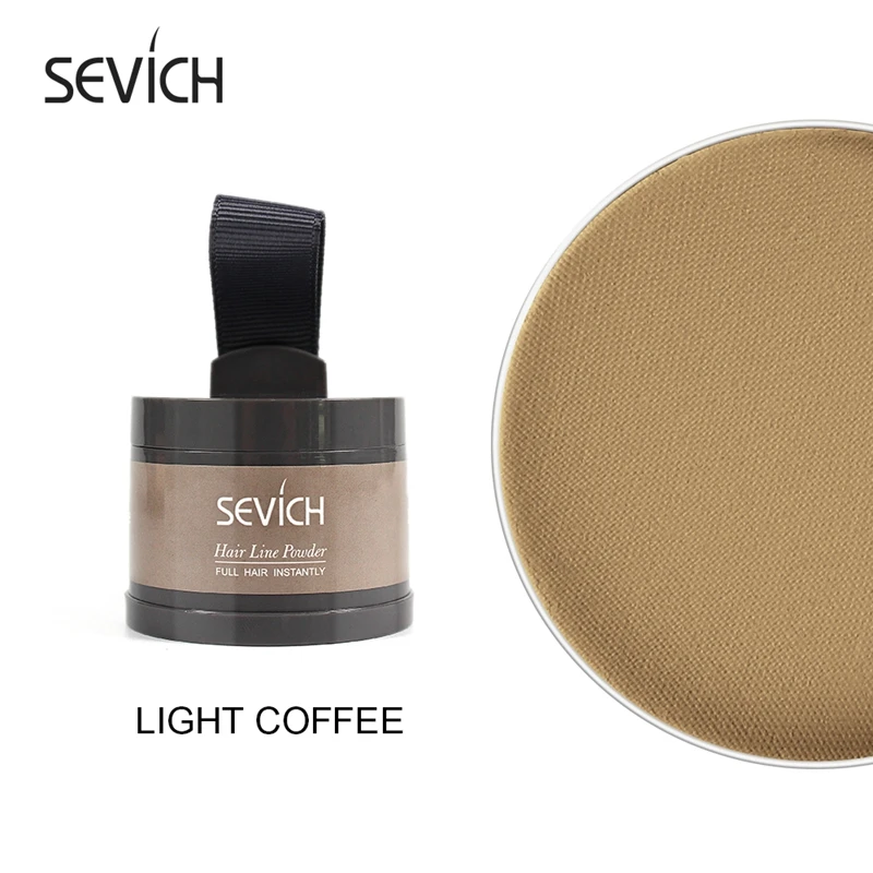 Sevich Haarlijn Poeder 4g Haarlijn Shadow Poeder Vrouwen Mannen Make-Up Haar Concealer Natuurlijke Cover Unisex Stijltang Borstel - afbeelding 1