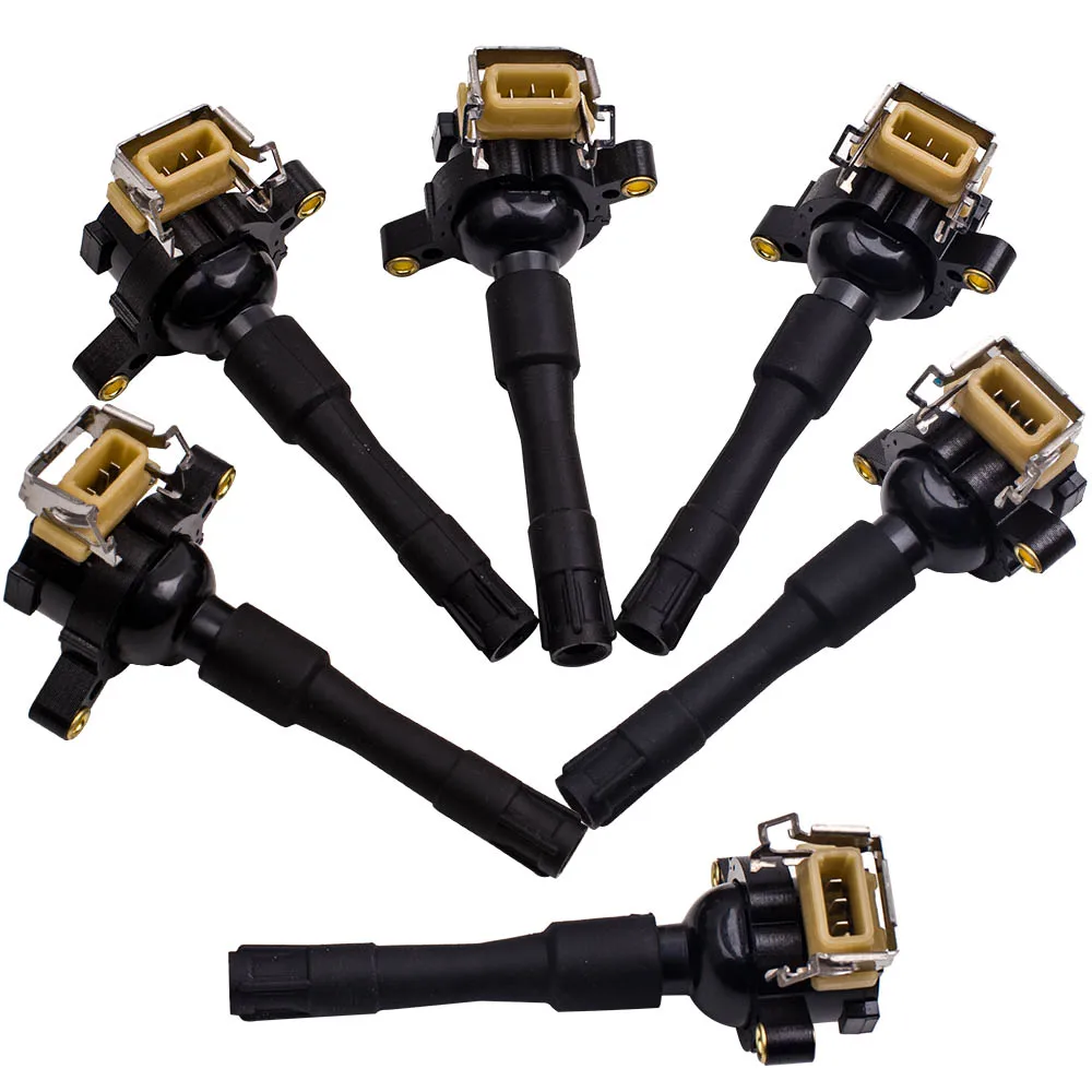 6x Ignition Coil Pack For BMW e36 323i 2.5 328i 193 231 170 CV 320i & 46 323 325