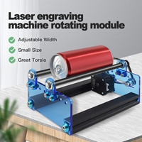 Laser Engraving Roller for Cylindrical Objects with 360° Rotating Engraving Axis 5 Angle Adjustments Engraving Diameter 20-80mm