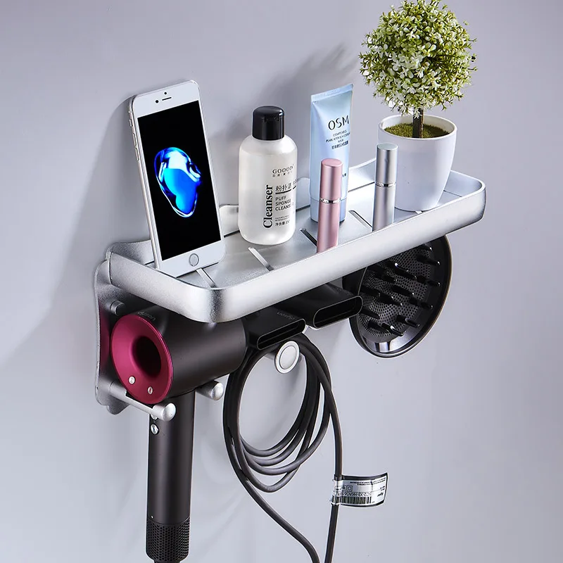 Special Hair Dryer Rack Without Punching Toilet Receive Rack Hair Dryer Cylinder Manufacturer Straight