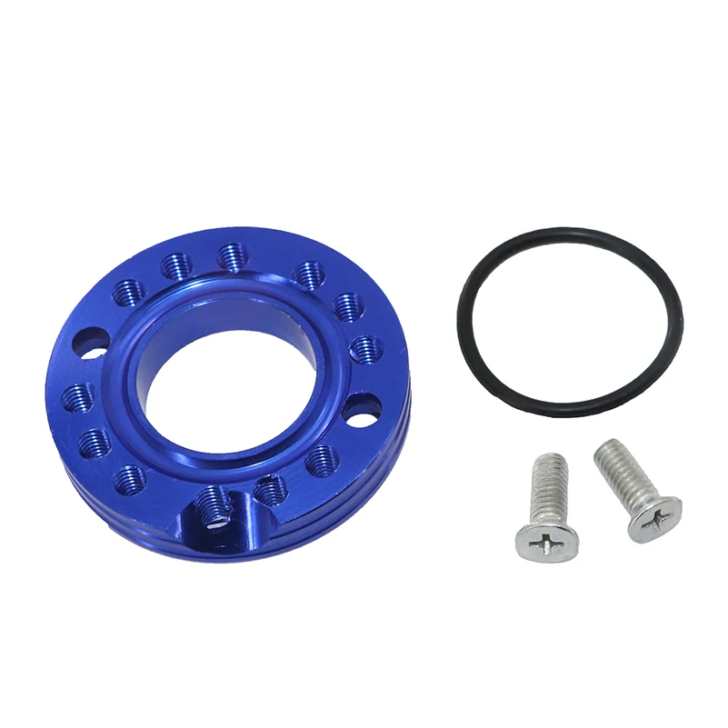 Motorcycle 28mm CNC Carb Adjuster Carburetor Inlet Manifold Spinner Plate Adaptor For Pit Dirt Bikes Buggy