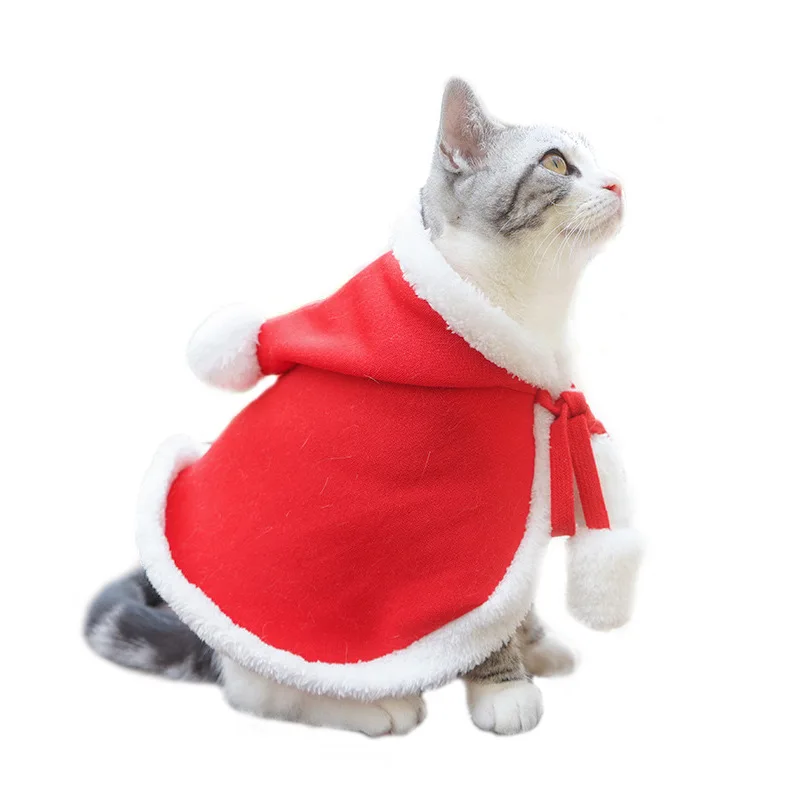 Pet Dog Cat clothes costume halloween cat hat scarf suit cloak dress up New Year pet costume cloak Christmas clothes mascotas